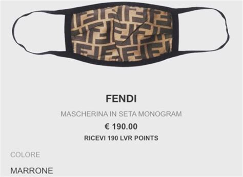 mascerina fendi|fendi canada.